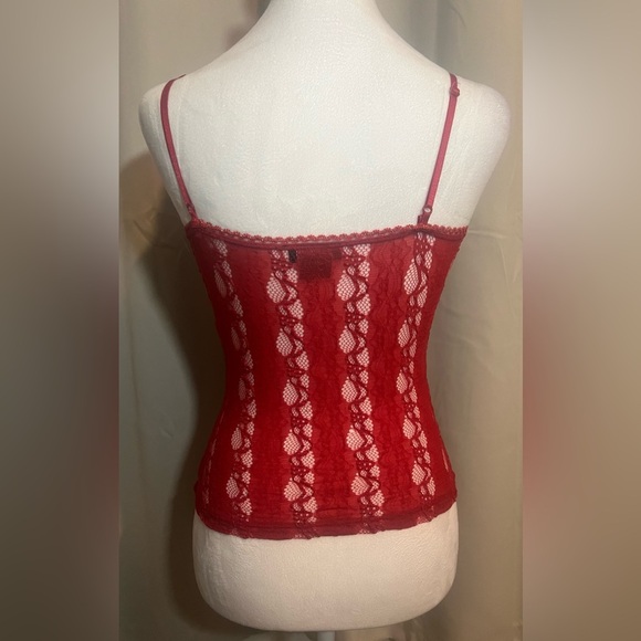 XoXo Collection Vintage Lined Lace Cami with BraTop - Picture 3 of 6